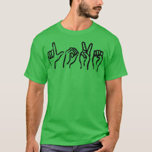 Camiseta Sign Language Love 7