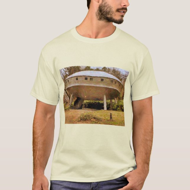 Camiseta Signal Mountain, pintura de OVNI TN (Frente)