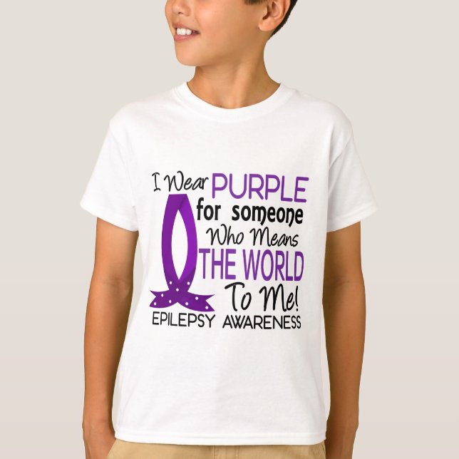 Camiseta Significa-me o mundo epilepsia (Frente)