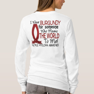 Camiseta Significa-me o mundo mieloma múltiplo