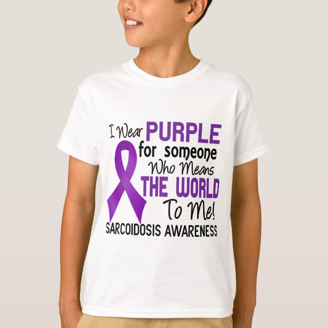 Camiseta Significa-me o mundo o Sarcoidosis 2 (Frente)
