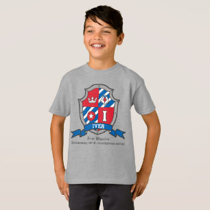 Camiseta Significado do nome masculino Iver crista monogram
