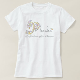 Camiseta Significado feito sob encomenda decorativo do nome