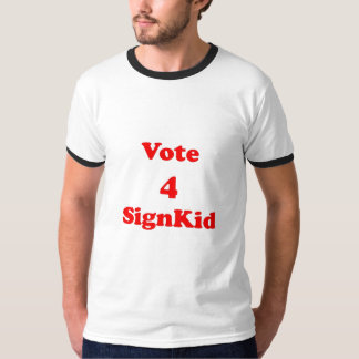 Camiseta signkid do voto 4