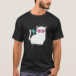 Camiseta Signo de Virgem no Zodíaco Como Horóscopo de Gato