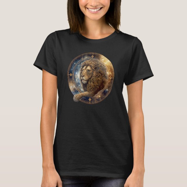 Camiseta Signo do Zodíaco LeãoLeoa (Frente)