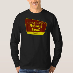 Camiseta Signo Retroativo Da Floresta Nacional Do Caribe Ta