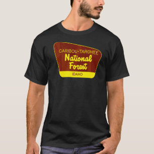 Camiseta Signo Retroativo Da Floresta Nacional Do Caribe Ta