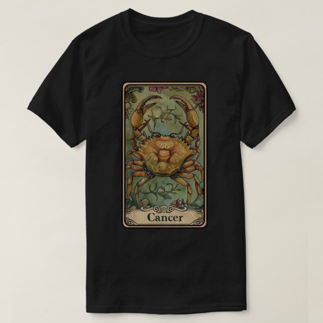 Camiseta Signo Solar Câncer (Frente do Design)