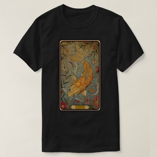 Camiseta Signo Solar Peixes (Frente do Design)