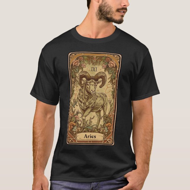 Camiseta Signo Zodiacal de Áries (Frente)