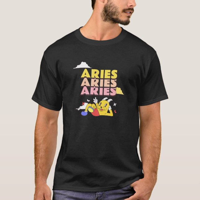 Camiseta Signo Zodiacal de Áries (Frente)