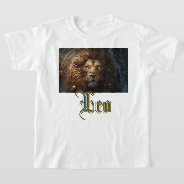 Camiseta Signo Zodiacal de Leão (Postura )