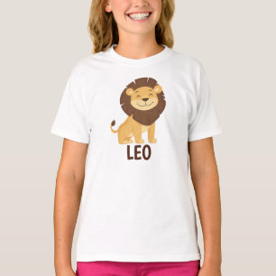 Camiseta Signo Zodíaco de Leão Personalizado