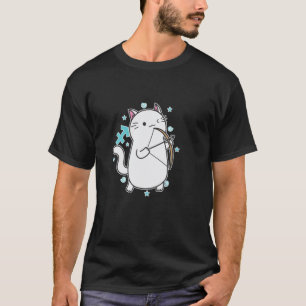 Camiseta Signo Zodíaco Sagitário Gato