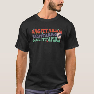 Camiseta Signo Zodíaco Sagitário Retrô Horóscopo Astrologia