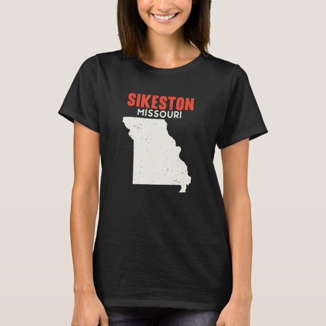 Camiseta Sikeston Missouri EUA State America Viagem Missour (Frente)