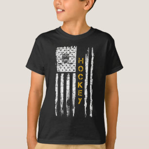 Camiseta Sílaba do jogador de hóquei da bandeira americana