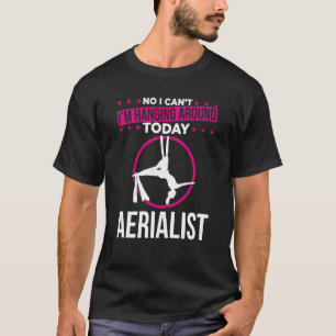 Camiseta Silas Aéreas Para O Dançarino Aéreo Da Seda Ar