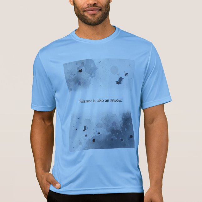 Camiseta Silence is also an answer. (Frente)