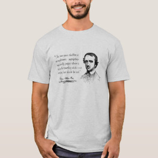 Camiseta Silêncio do ponto de entrada de Edgar Allen