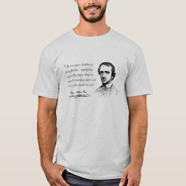 Camiseta Silêncio do ponto de entrada de Edgar Allen (Frente)