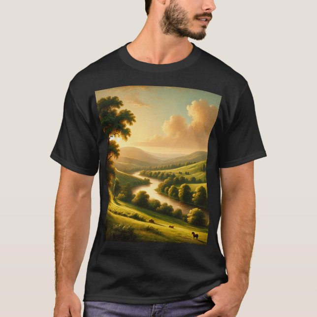 Camiseta "Silêncio e imensidão: A Inspiração da Landsca (Frente)