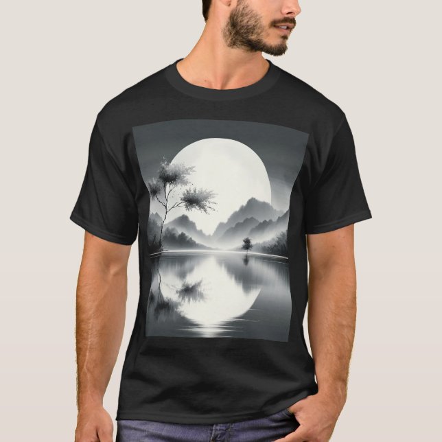 Camiseta "Silêncio e imensidão: A Inspiração da Landsca (Frente)