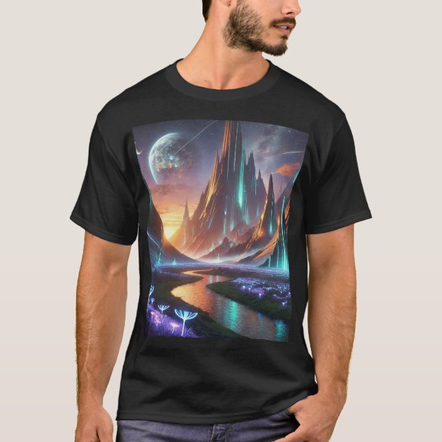 Camiseta "Silêncio e imensidão: A Inspiração da Landsca (Frente)