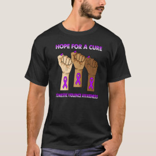 Camiseta Silêncio Esperança Por Uma Cura Violência Doméstic
