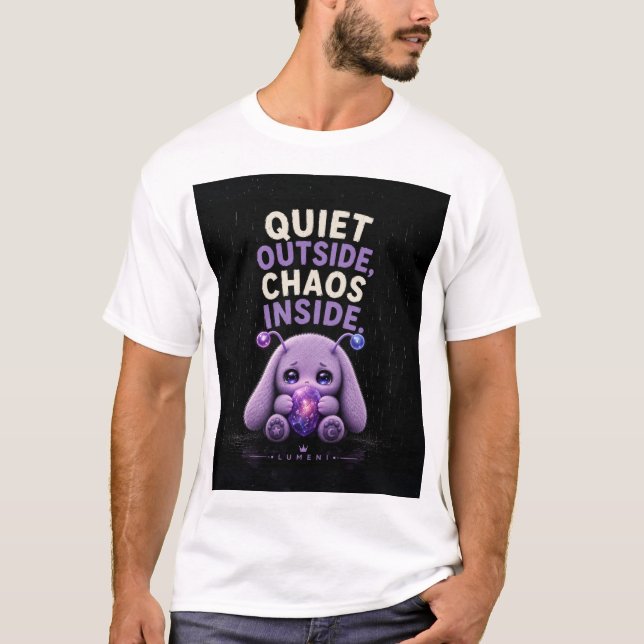 Camiseta Silêncio Fora Caos Dentro (Frente)