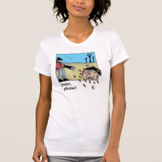 Camiseta "Silêncio, por favor" t-shirt