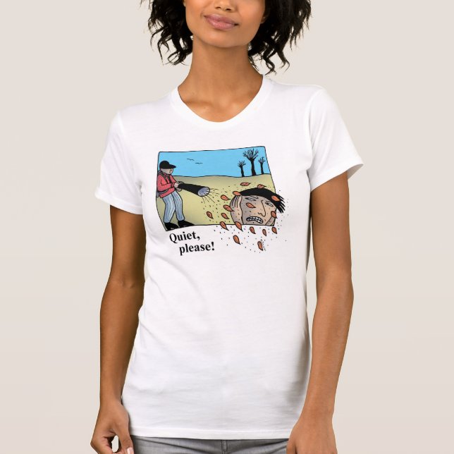 Camiseta "Silêncio, por favor" t-shirt (Frente)