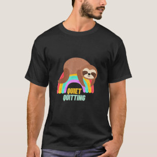 Camiseta Silêncio Sair Do Proprietário Da Pet Animal Sloth