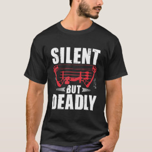 Camiseta Silencioso, Mas Mortal - Arrow Archery Bowhuntin