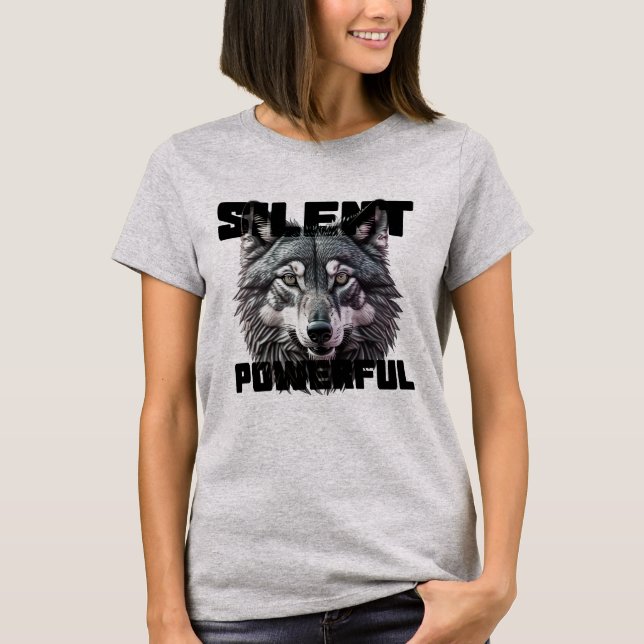 Camiseta Silencioso poderoso (Frente)