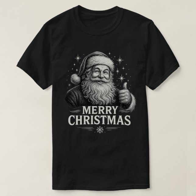 Camiseta Silent Cabin — Christmas in Stillness (Frente do Design)