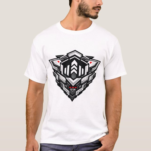 Camiseta Silent Grid | Mecha Signal Vanguard (Frente)