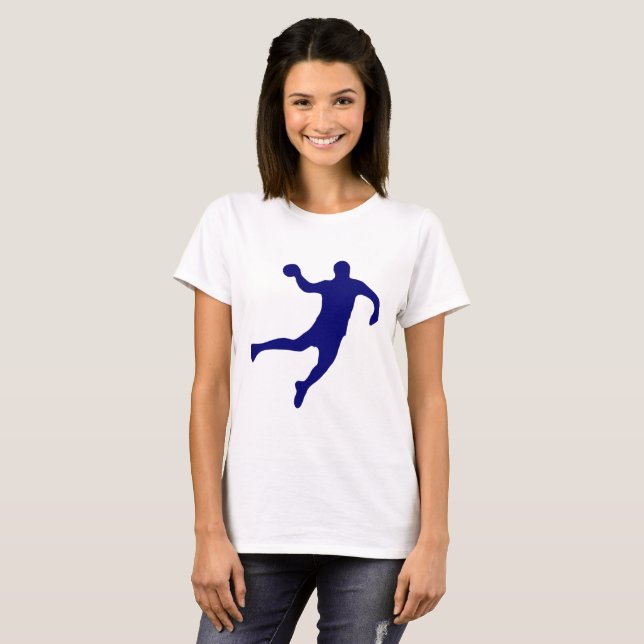Camiseta Silhouette de Andebol (Frente Completa)