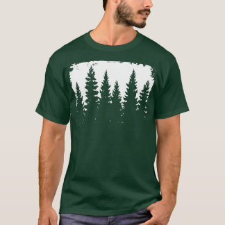 Camiseta Silhouette de árvores