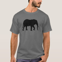 Silhouette de Elefante Africano