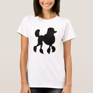 Camiseta Silhouette de Poodle