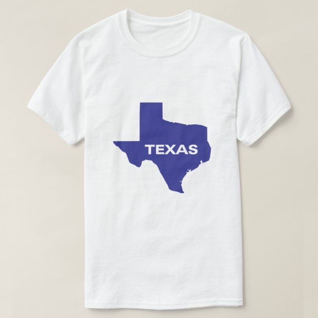 Camiseta Silhouette do Texas (Frente do Design)