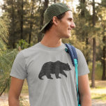 Camiseta Silhouette do Urso Grizzly | Animais selvagens | A<br><div class="desc">Esta camisa de silhueta de urso-pardo é perfeita para exploradores de natureza selvagem,  caminhantes,  campistas e outros entusiastas do exterior. Design simples para amantes de os animais. Visite o Doodle World de Jenn para ver mais silhuetas animais selvagens e carregue roupa e presentes com o tema.</div>