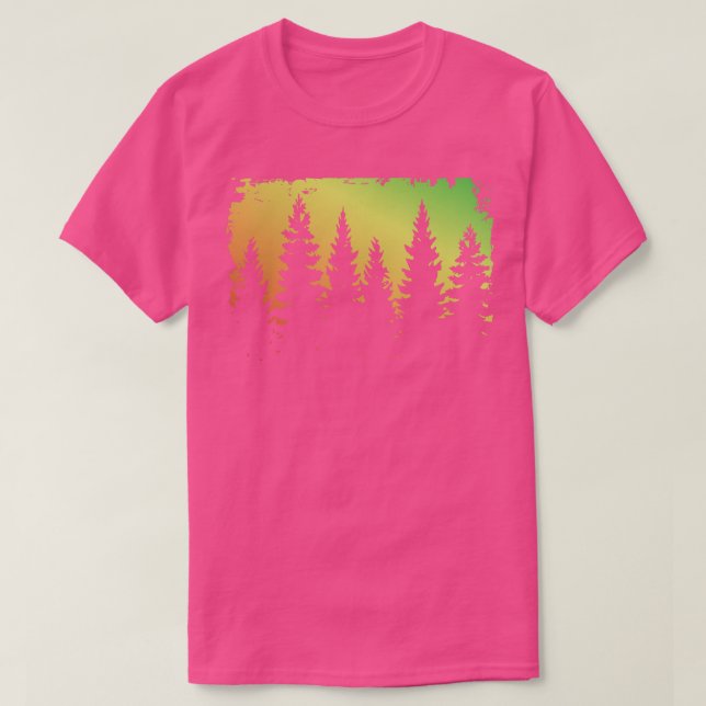 Camiseta Silhouette Florestal Surpreendente (Frente do Design)