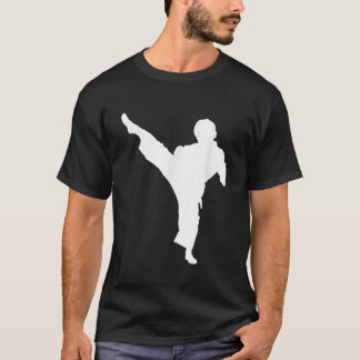 Camiseta Silhouette Karate Fighter Shotokan Martial Arts Ta