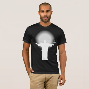 Camiseta Silhouette with a cross