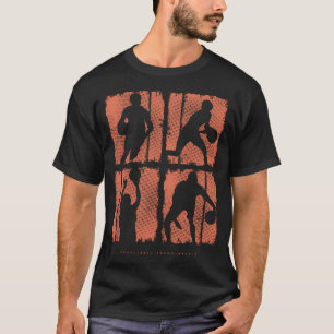 Camiseta Silhouettes para o Campeonato de Basquete
