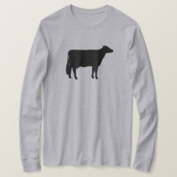Silhoute de Vaca Holstein Negro