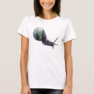 Camiseta Silhueta abstrata do caracol